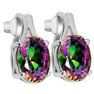 8*10 MM Oval - Mystic Topaz Earrings - MTE27