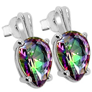 7*10 MM Pear - Mystic Topaz Earrings - MTE28