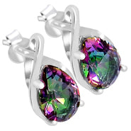 7*10 MM Pear - Mystic Topaz Earrings - MTE30