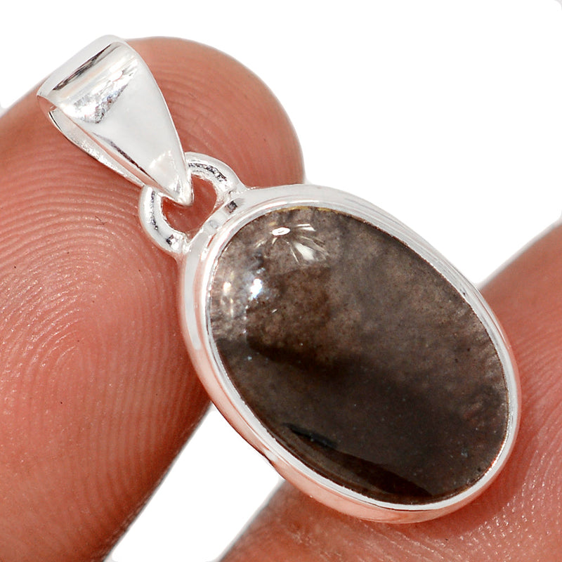 1.1" Agni Magnetite Cabochon Pendants - AGMP24