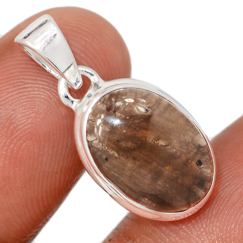 1" Agni Magnetite Cabochon Pendants - AGMP28