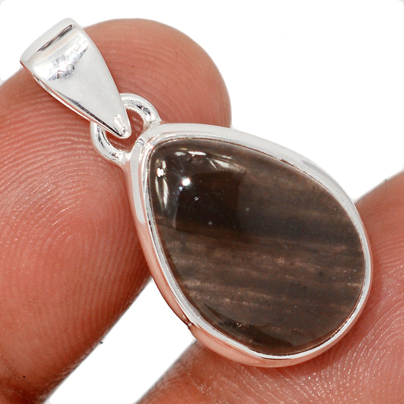 1.1" Agni Magnetite Cabochon Pendants - AGMP31