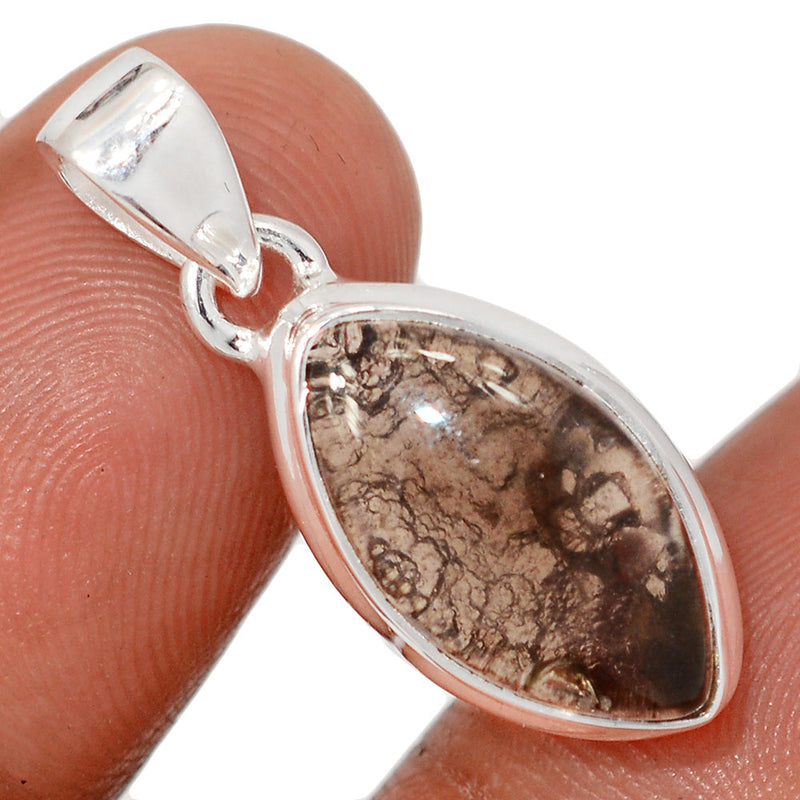 1.1" Agni Magnetite Cabochon Pendants - AGMP34