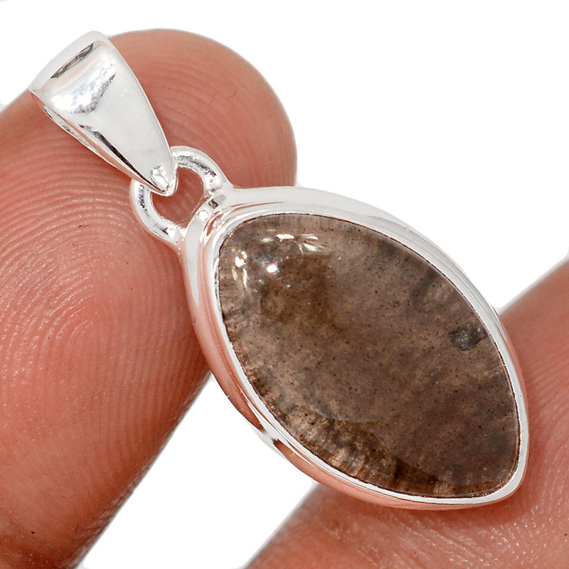 1.2" Agni Magnetite Cabochon Pendants - AGMP42