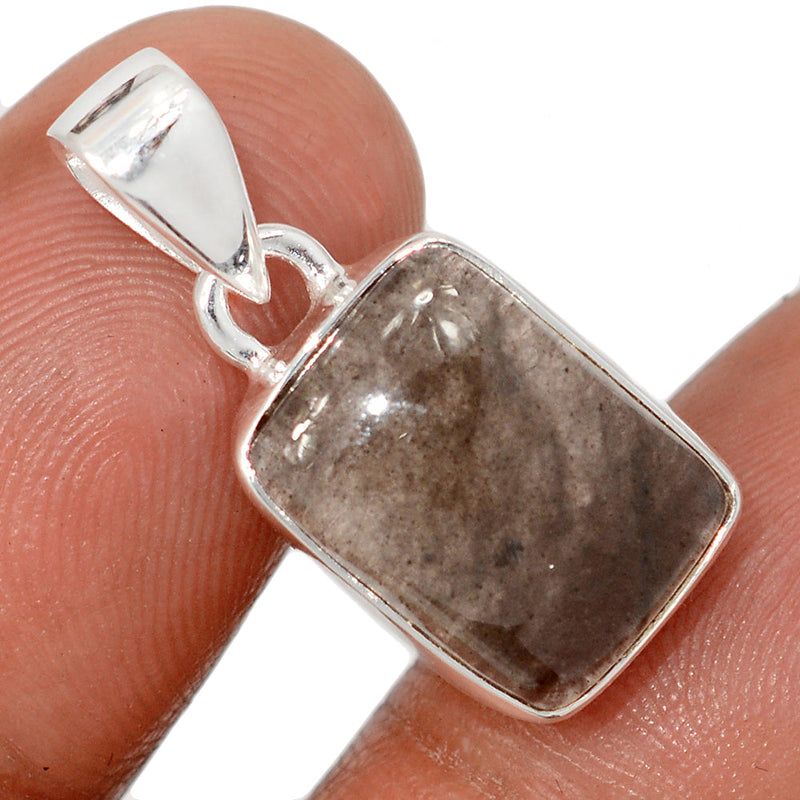 1" Agni Magnetite Cabochon Pendants - AGMP44