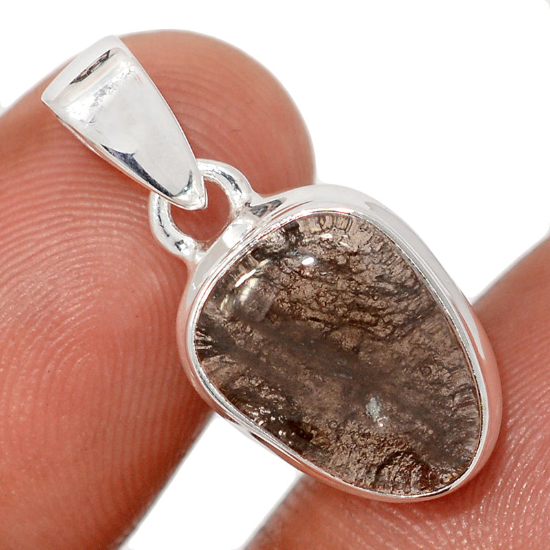 1" Agni Magnetite Cabochon Pendants - AGMP45
