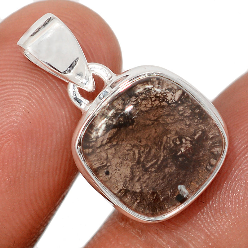 1" Agni Magnetite Cabochon Pendants - AGMP49