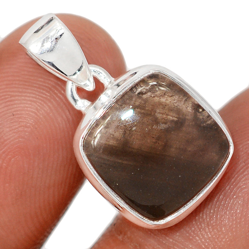 1" Agni Magnetite Cabochon Pendants - AGMP54