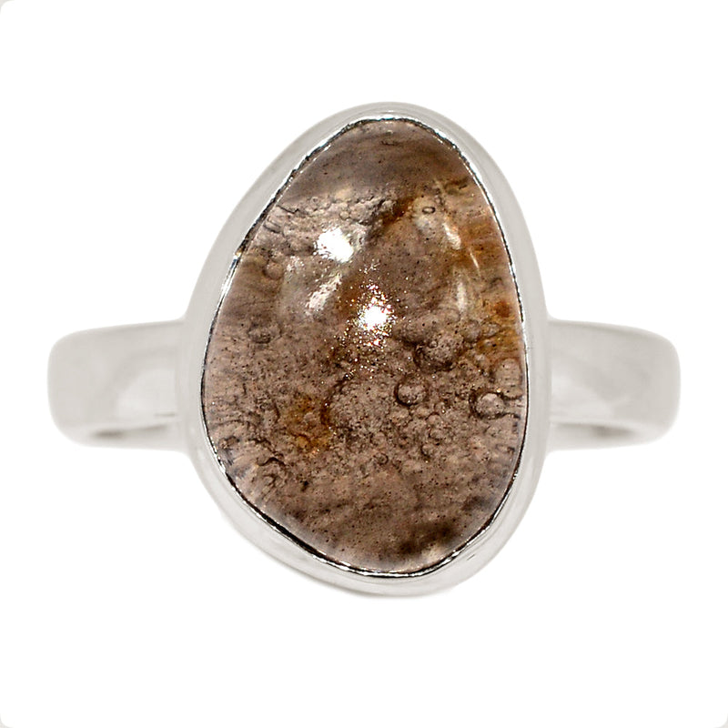 Agni Magnetite Cabochon Ring - AGMR70