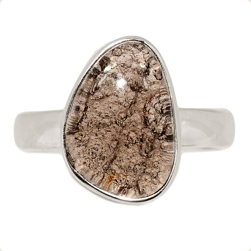 Agni Magnetite Cabochon Ring - AGMR72