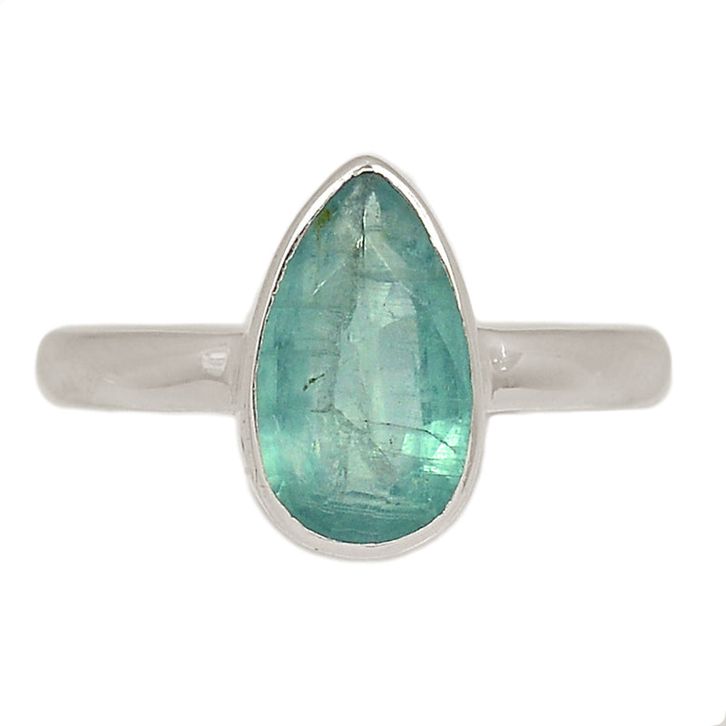 Aqua Kyanite Faceted Ring - AKFR193