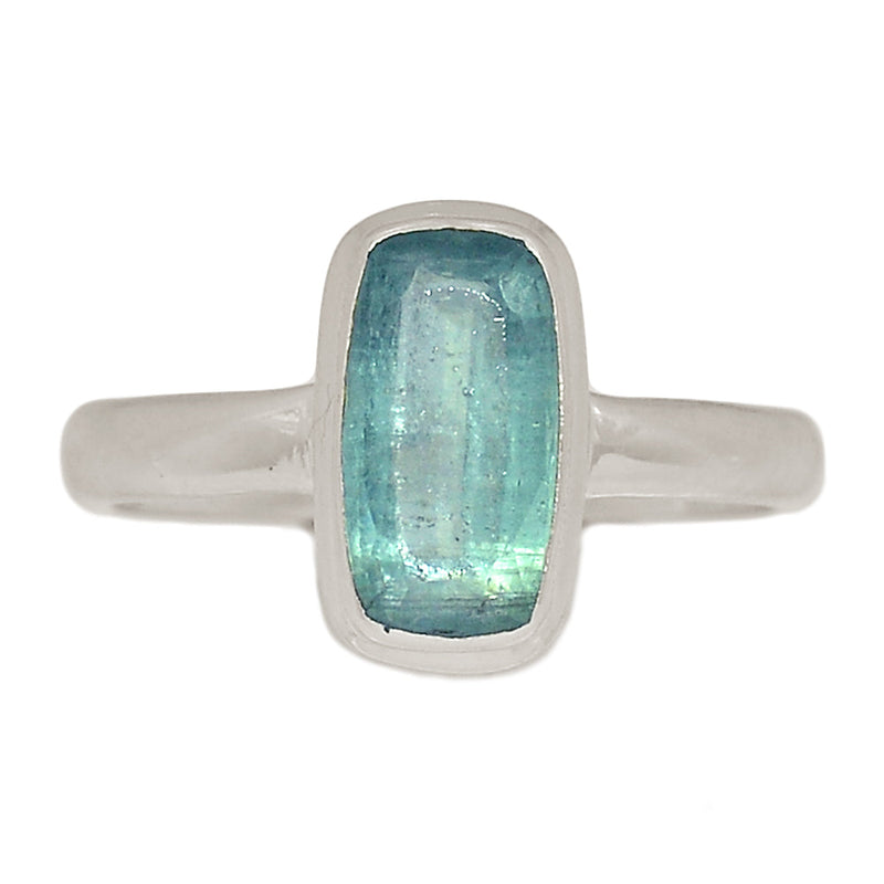 Aqua Kyanite Faceted Rings - AKFR217