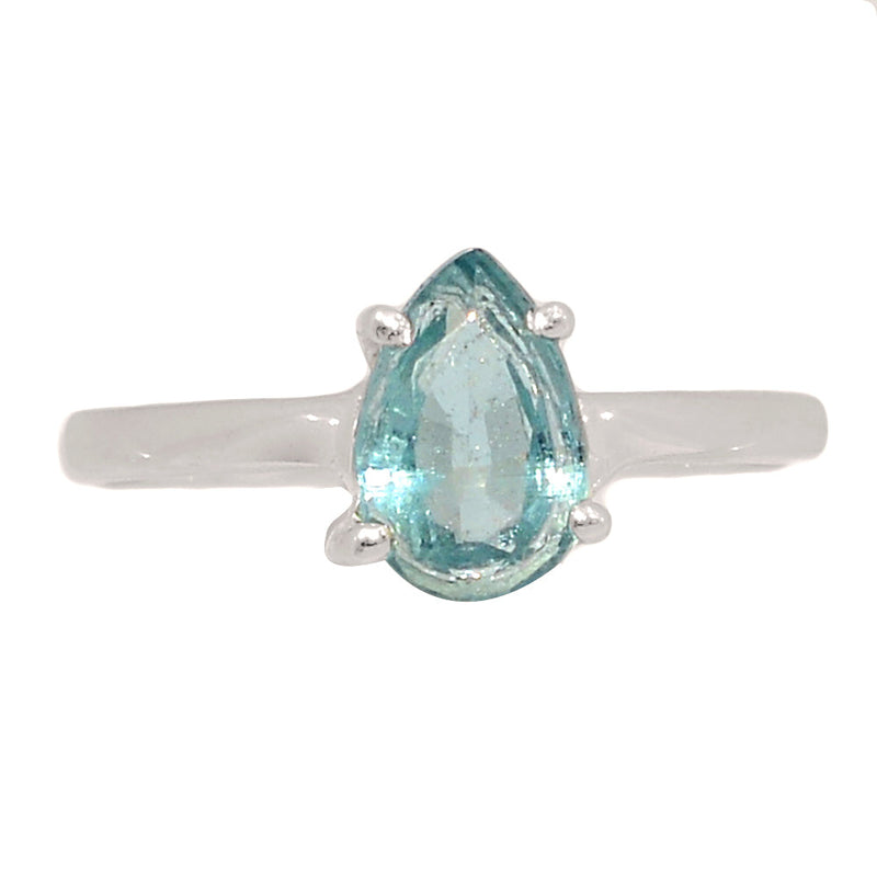 Claw - Aqua Kyanite Faceted Ring - AKFR229