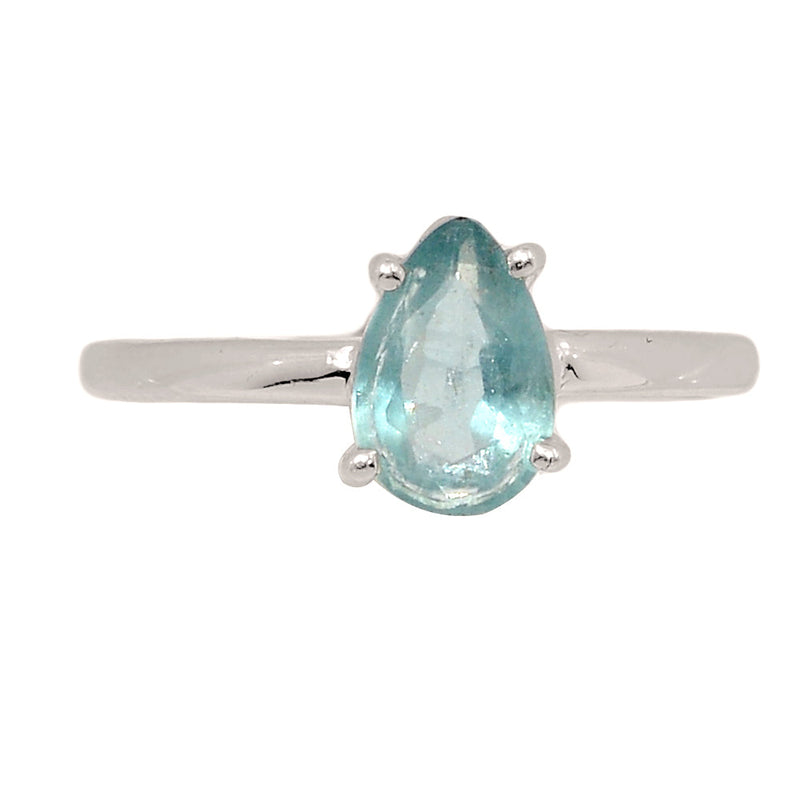 Claw - Aqua Kyanite Faceted Ring - AKFR234