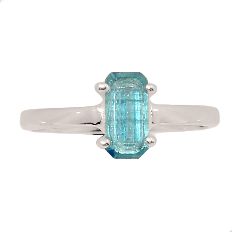 Claw - Aqua Kyanite Faceted Ring - AKFR237