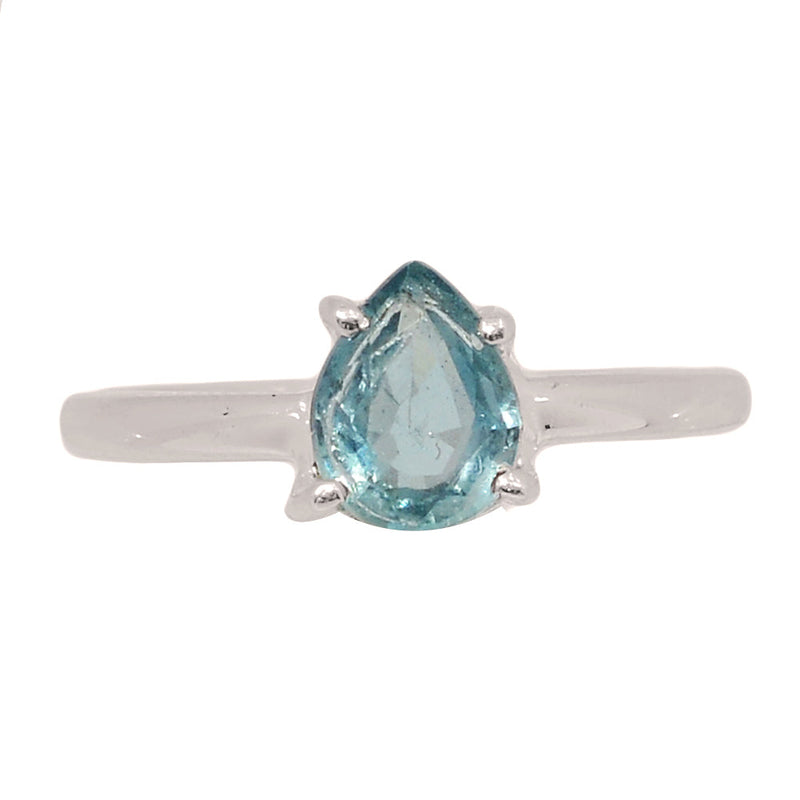 Claw - Aqua Kyanite Faceted Ring - AKFR238
