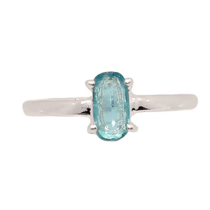 Claw - Aqua Kyanite Faceted Ring - AKFR239