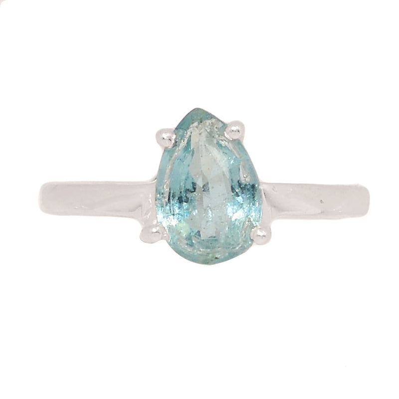 Claw - Aqua Kyanite Faceted Ring - AKFR241