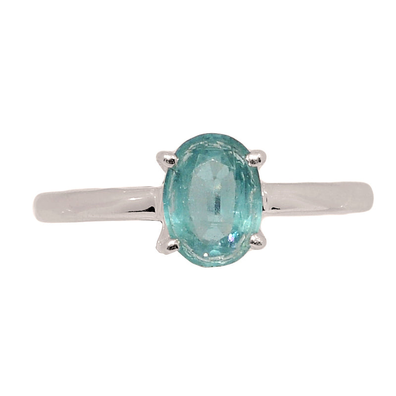 Claw - Aqua Kyanite Faceted Ring - AKFR242