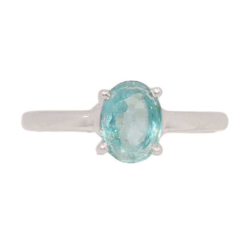 Claw - Aqua Kyanite Faceted Ring - AKFR243