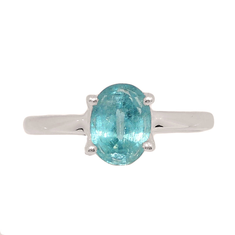 Claw - Aqua Kyanite Faceted Ring - AKFR244