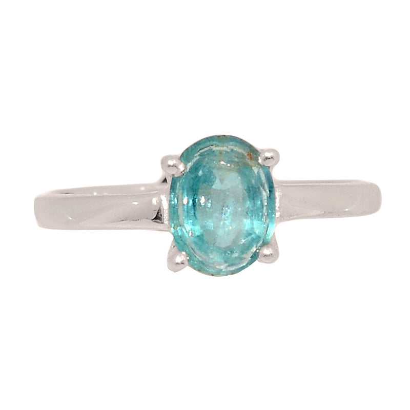 Claw - Aqua Kyanite Faceted Ring - AKFR246
