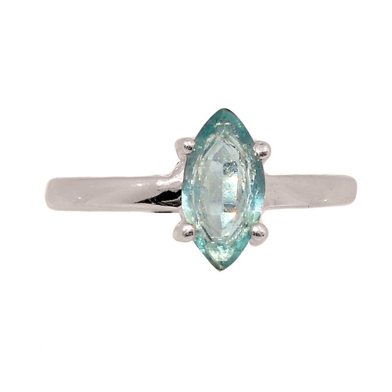 Claw - Aqua Kyanite Faceted Ring - AKFR247