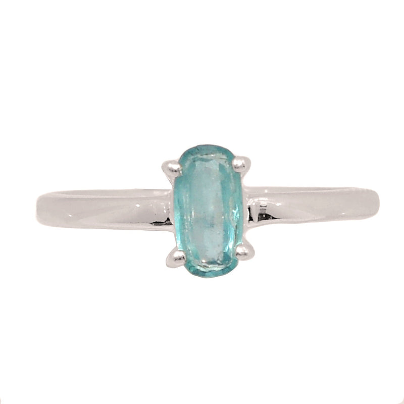 Claw - Aqua Kyanite Faceted Ring - AKFR248