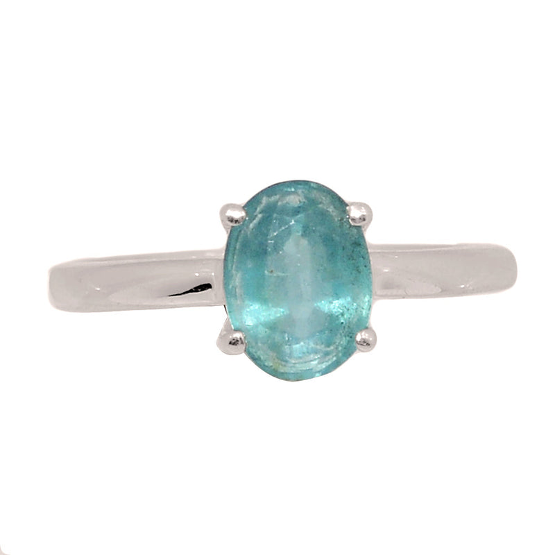 Claw - Aqua Kyanite Faceted Ring - AKFR252