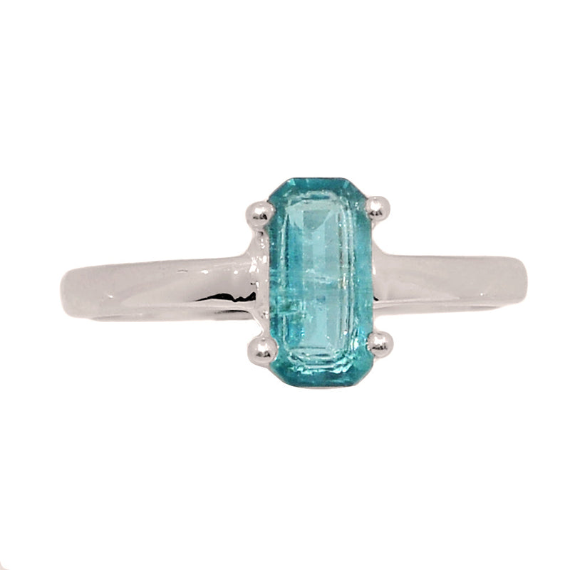 Claw - Aqua Kyanite Faceted Ring - AKFR253