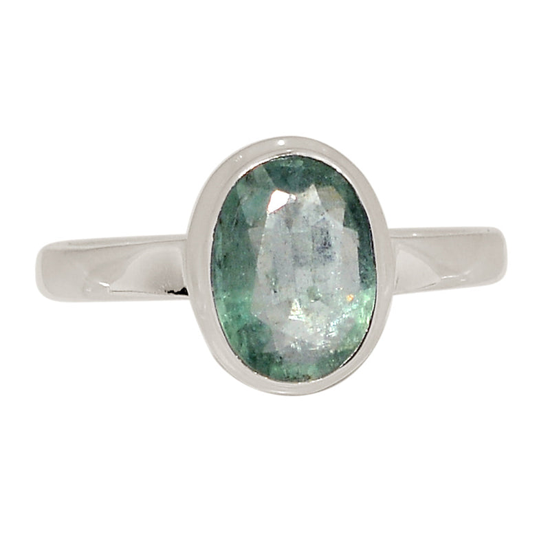 Aqua Kyanite Faceted Ring - AKFR254