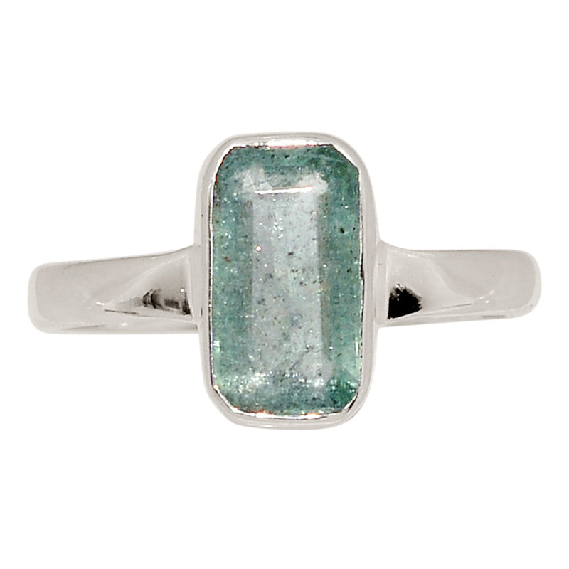 Aqua Kyanite Faceted Ring - AKFR259