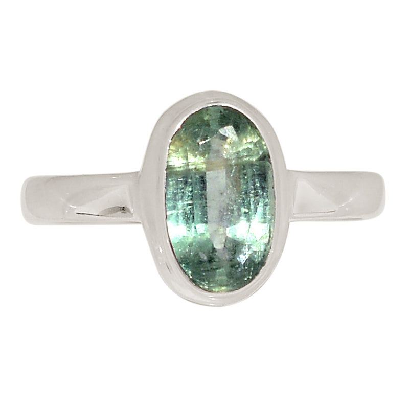 Aqua Kyanite Faceted Ring - AKFR260