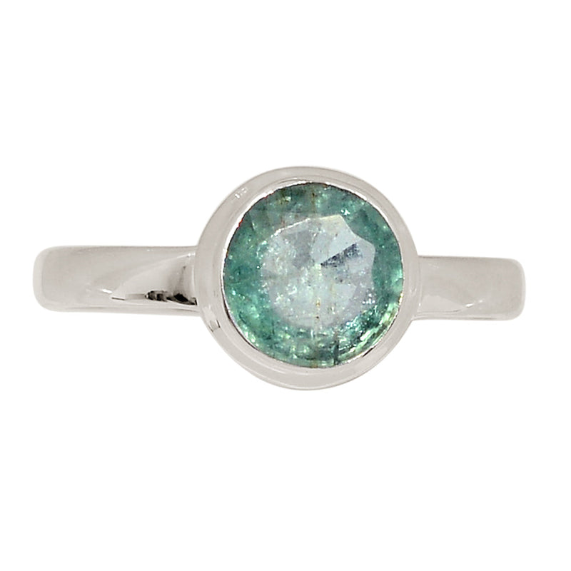 Aqua Kyanite Faceted Ring - AKFR262