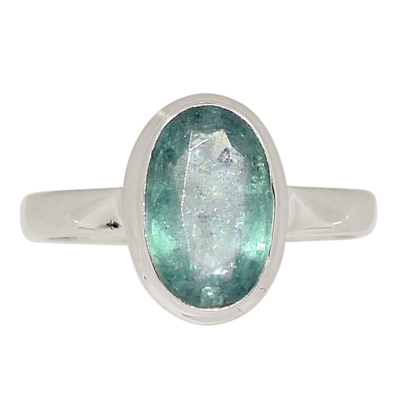 Aqua Kyanite Faceted Ring - AKFR263