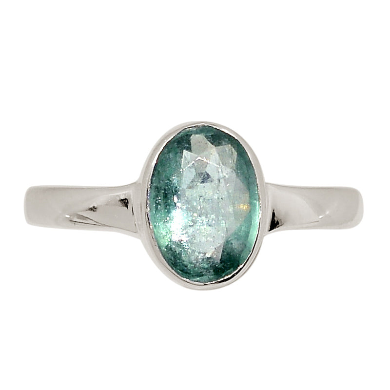 Aqua Kyanite Faceted Ring - AKFR266