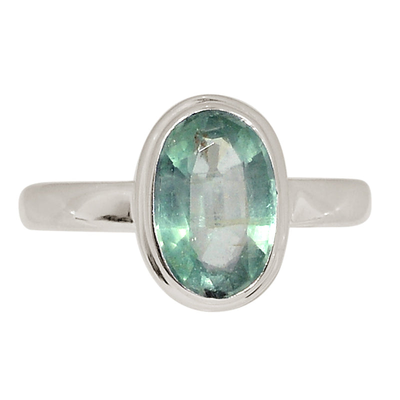 Aqua Kyanite Faceted Ring - AKFR267