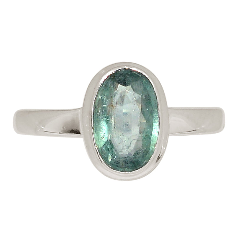 Aqua Kyanite Faceted Ring - AKFR271