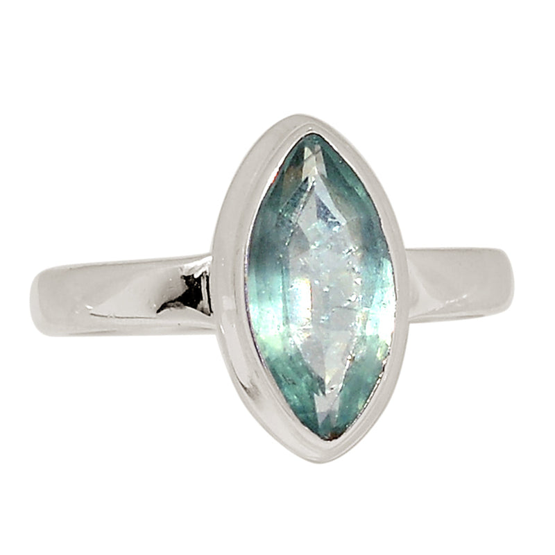 Aqua Kyanite Faceted Ring - AKFR272