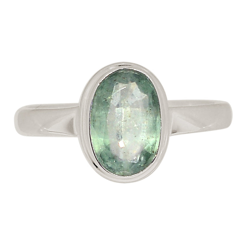 Aqua Kyanite Faceted Ring - AKFR276