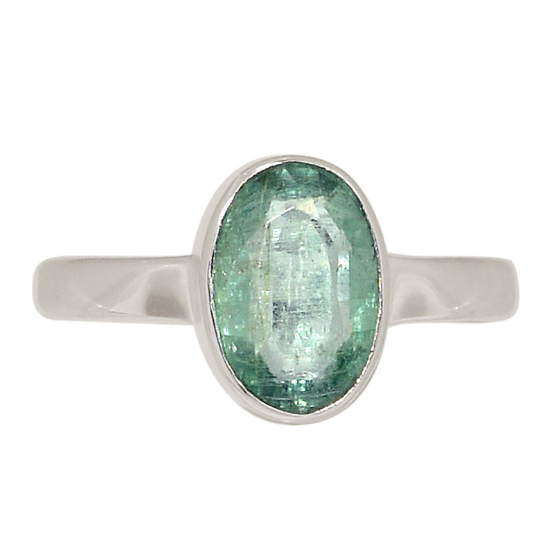 Aqua Kyanite Faceted Ring - AKFR277