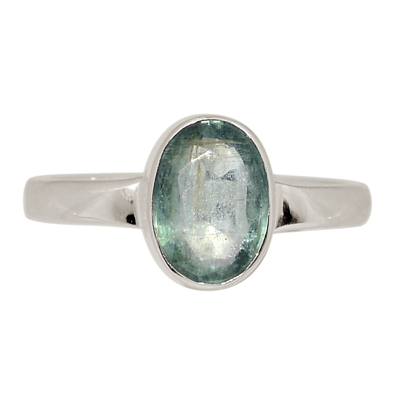Aqua Kyanite Faceted Ring - AKFR278