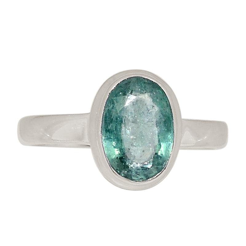 Aqua Kyanite Faceted Ring - AKFR279