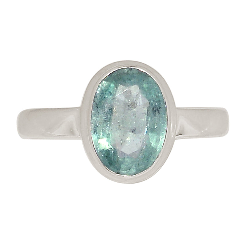 Aqua Kyanite Faceted Ring - AKFR280