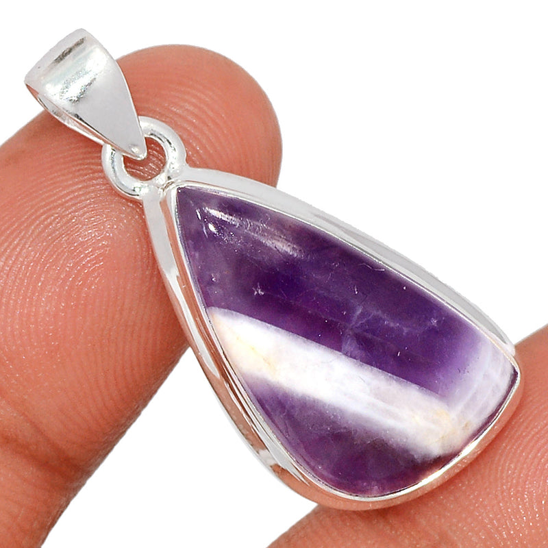 1.5" Amethyst Lace Agate Pendants - ALAP1172