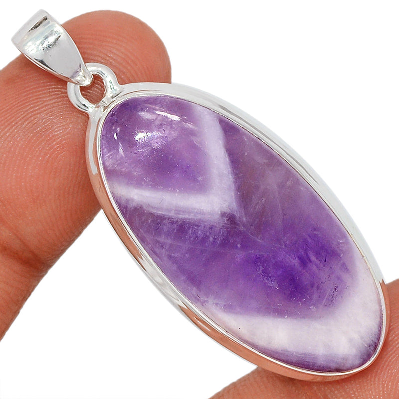 2" Amethyst Lace Agate Pendants - ALAP1185