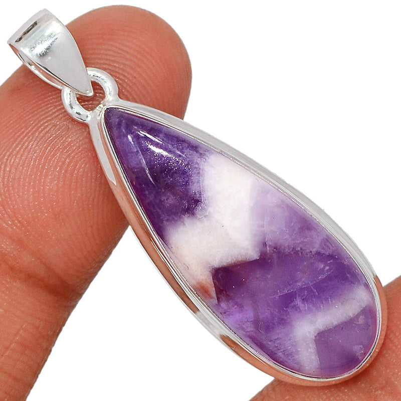 1.7" Amethyst Lace Agate Pendants - ALAP1187