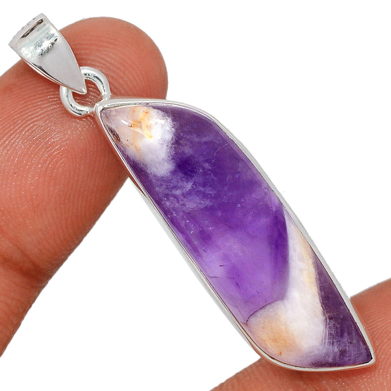 2" Amethyst Lace Agate Pendants - ALAP1188