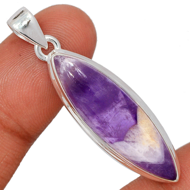 1.7" Amethyst Lace Agate Pendants - ALAP1190
