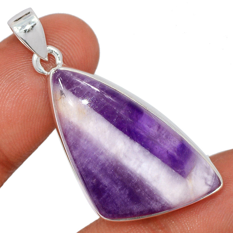 1.7" Amethyst Lace Agate Pendants - ALAP1193